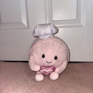 “You’re Sweet” Pink Macaroon Plushie